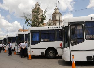 La línea 510 presento 6 nuevos vehículos