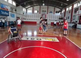 Cuadrangular de básquet adaptado en Pilar