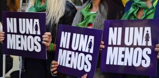 Las mujeres salieron a la calle al grito de #NiUnaMenos.