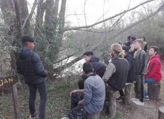 Los jóvenes de Envión disfrutaron de una jornada en la Reserva Natural