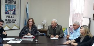 Elecciones 2019: La Cámara de Comercio de Pilar se reunió con Simmermacher.