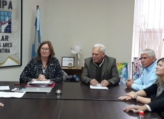 Elecciones 2019: La Cámara de Comercio de Pilar se reunió con Simmermacher.