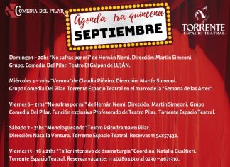 Espacio Torrente: Agenda de la 1ra quincena de septiembre