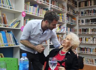 Estela de Carlotto en Pilar junto a el candidato a Intendente, Federico Achával