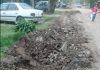 Peruzotti: Rompen asfalto por obra pero no fue reparado Rotura de asfalto de Pizarro en barrio Peruzzotti