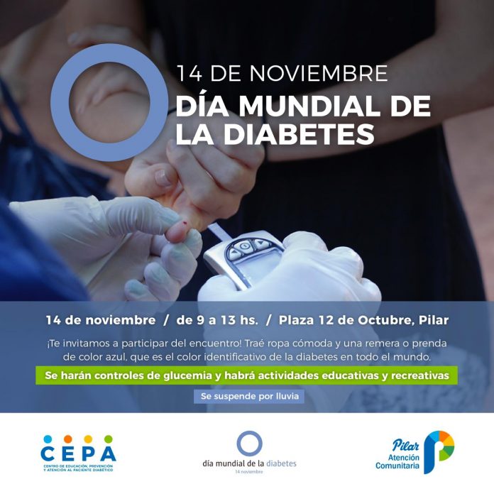 Dia mundial de la diabetes en Pilar