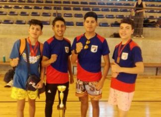 Gran actuación de la escuela municipal de Taekwondo escuela municipal de Taekwondo