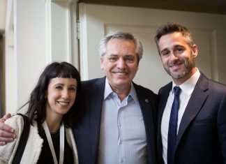 Achával: «Como dice Alberto, construir una Argentina más igualitaria no es una utopía» Grupo de Puebla - Federico Achával - Lourdes Filgueira - Aberto Fernández