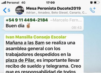 Los peronistas de Ducoté y la estrategia para esconder su planta política Peronistas de Ducoté y la estrategia para esconder su planta política