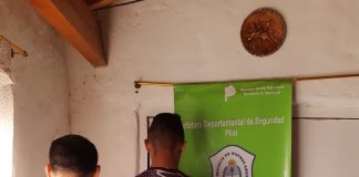La Policia de Pilar logra detener a peligroso delincuente y secuestra municiones.