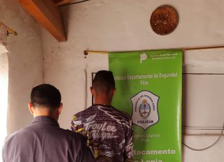 La Policia de Pilar logra detener a peligroso delincuente y secuestra municiones.