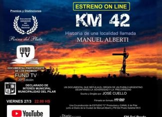 Para ver en cuarentena: Este viernes se estrena de manera digital el documental KM 42 que narra la historia de la localidad de Manuel Alberti.