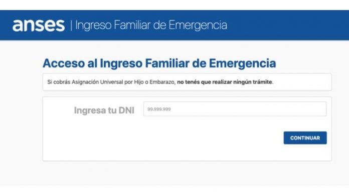 reabren la inscripcion del Ingreso Familiar de Emergencia Reabren la inscripcion del Ingreso Familiar de Emergencia