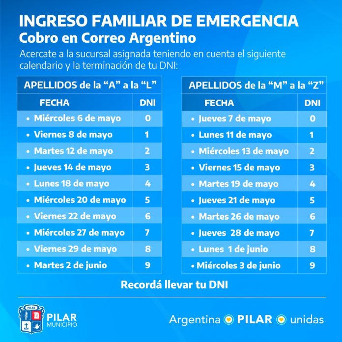 Continúa el pago del Ingreso Familiar de Emergencia Continúa el pago del Ingreso Familiar de Emergencia
