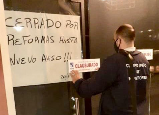 La Lonja: Clausuran peluquería de Pueblo Caamaño una peluquería en Pueblo Caamaño en la localidad de La Lonja.