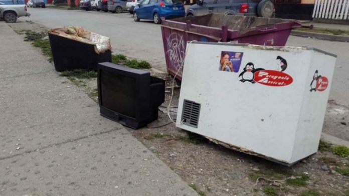 residuos voluminosos recolección de chatarra