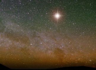 Hoy podrá verse la «Estrella de Belén» Estrella de Belén