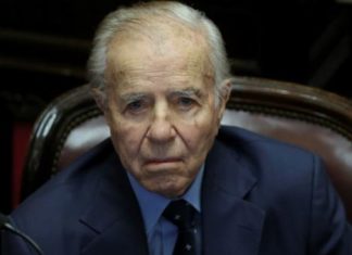 Continua internado Carlos Menem Menem internado