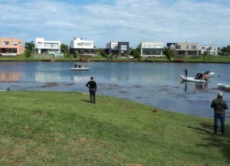 Escobar: encontraron el cuerpo sin vida del joven que ingresó a un lago artificial en kayak guido orlando kayak