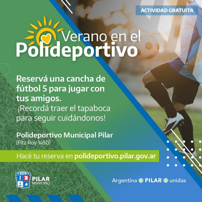 Este lunes arranca el fútbol con protocolos de cuidado en el Polideportivo Municipal