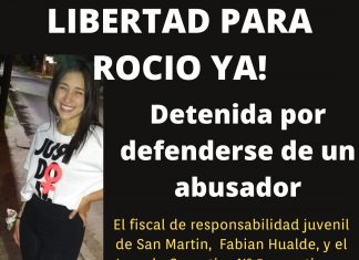 Rocío: Detenida tras denunciar abuso sexual de parte un chofer
