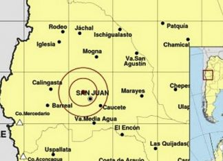 Dos sismos sacudieron la provincia de San Juan en menos de una hora Dos sismos San Juan temblores