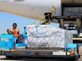 Llegó a la Argentina el décimo vuelo de Aerolíneas Argentinas con un nuevo lote de Sputnik V décimo vuelo