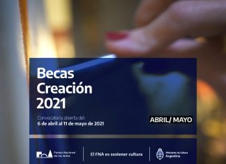 Convocan a aplicar para la beca «Creación 2021» del Fondo Nacional de las Artes Creación 2021