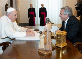Alberto Fernández y el papa Francisco se reunieron en el Vaticano Francisco