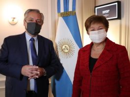 Alberto Fernández se reunió con Kristalina Georgieva Kristalina Georgieva