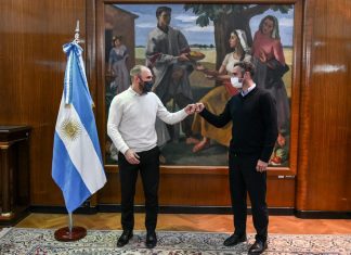 Achával se reunió con el ministro Guzmán, con el foco en la recuperación económica
