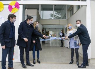 Inauguraron el Jardín de Infantes N° 945 en Lagomarsino inauguraron el Jardín de Infantes N° 945, en Lagomarsino