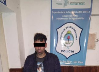 Del Viso: Capturan a delincuente que robó pertenencias de la Escuela Nº 39