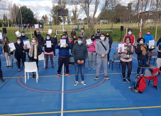 Terminó el curso de árbitro de vóley de la Dirección de Deportes Curso de árbitro de voley