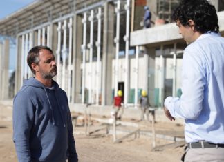 Laurent en el futuro Hospital Central: «Este sueño de los pilarenses está cerca de ser realidad» futuro Hospital Central