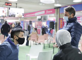 Laurent: «Cada pilarense que se vacuna es un paso más para dejar atrás la pandemia» la pandemia