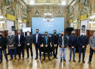 Se firmó el convenio que permitirá la construcción del Club Social y Deportivo Tribarrial convenios