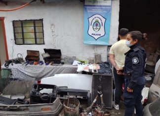 Desarticulan desarmadero de vehículos en barrio los Perales Desarticulan desarmadero de vehiculos en barrio los Perales