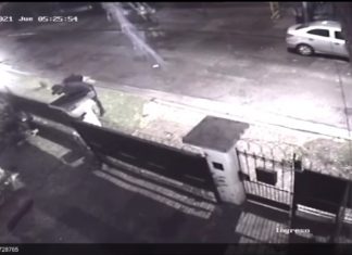 Ladrón captado infraganti