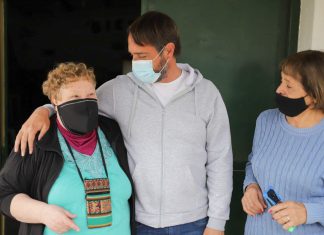 Santiago Laurent: «Sepan que hay un Estado, un espacio político que se une a ustedes» un Estado