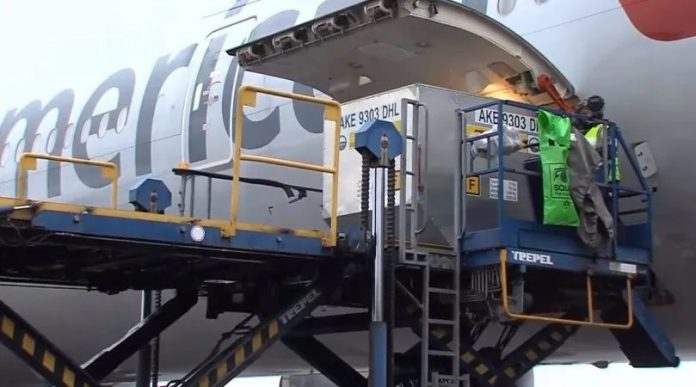 primer cargamento de vacunas Pfizer