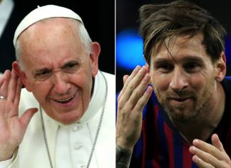 Lionel Messi le mandó un regalo al Papa Francisco Lionel Messi le mandó un regalo al Papa Francisco