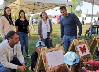 Achával y Laurent recibieron a Álvarez Rodríguez en Villa Rosa Álvarez Rodríguez