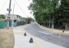 Nuevo asfalto en el barrio Salas barrio Salas