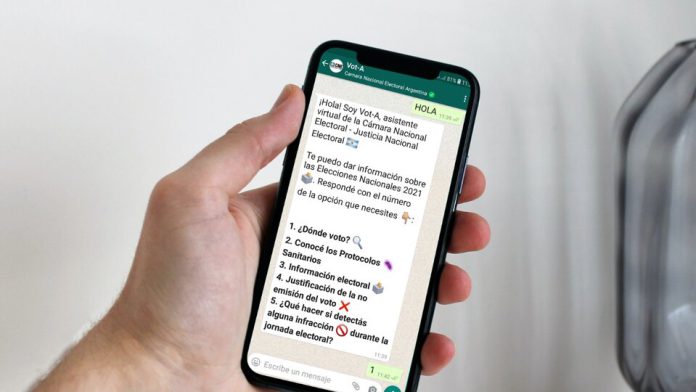 Whatsapp elecciones 2021 de WhatsApp