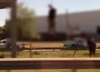 Suicidio en un puente de la Autopista del Oeste