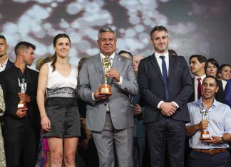 Achaval y Arrondo, presentes en Pilar en la entrega de los premios Olimpia al deporte olimpia