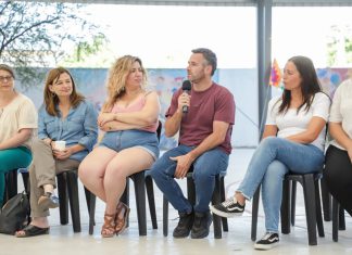 Achával y Diaz en un encuentro por la diversidad en Pilar