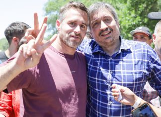 Achával acompañó a Máximo Kirchner en la asunción de la presidencia del PJ provincial