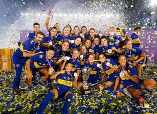 El equipo femenino de Boca conquistó el torneo Clausura de primera división equipo femenino de Boca